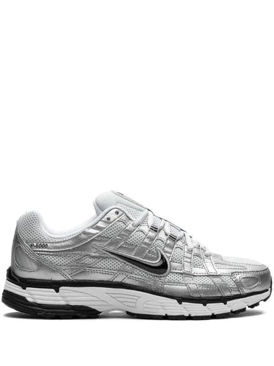 Nike P-6000 Metallic Silver Black