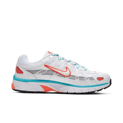 Nike P-6000 White Orange Turquoise