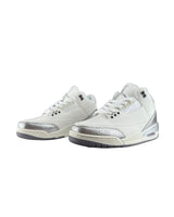 Air Jordan 3 Retro White Silver - RecetaSneakers