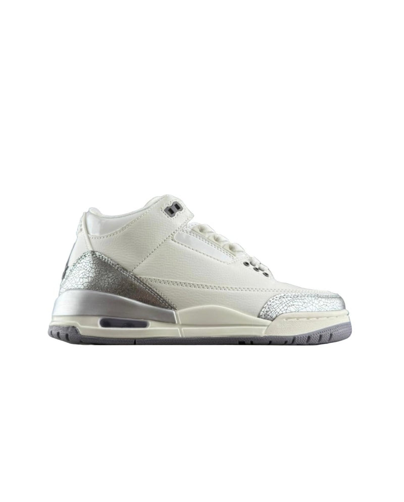 Air Jordan 3 Retro White Silver - RecetaSneakers