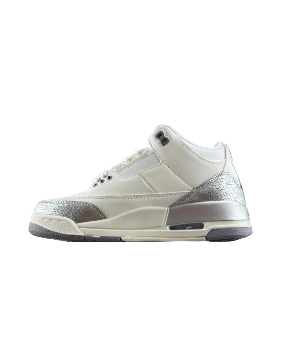 Air Jordan 3 Retro White Silver - RecetaSneakers