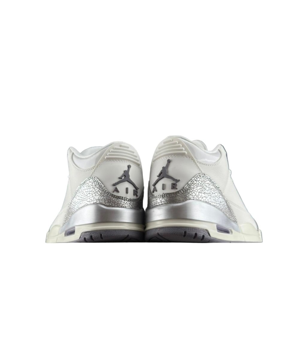 Air Jordan 3 Retro White Silver - RecetaSneakers