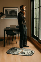 Alfombra 3D Rollo de Dinero – Inspiración Money 50x80cm - RecetaSneakers