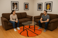 Alfombra Basketball – Inspiración Deportiva y Pasión 60x60cm - RecetaSneakers