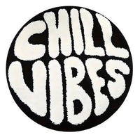 Alfombra Chill Vibes – Inspiración Elegancia y Suavidad 60x60cm - RecetaSneakers