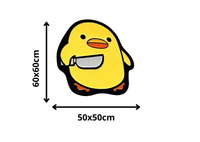 Alfombra Pato Amarillo – Inspiración Diversión Animal 50×60 cm - RecetaSneakers