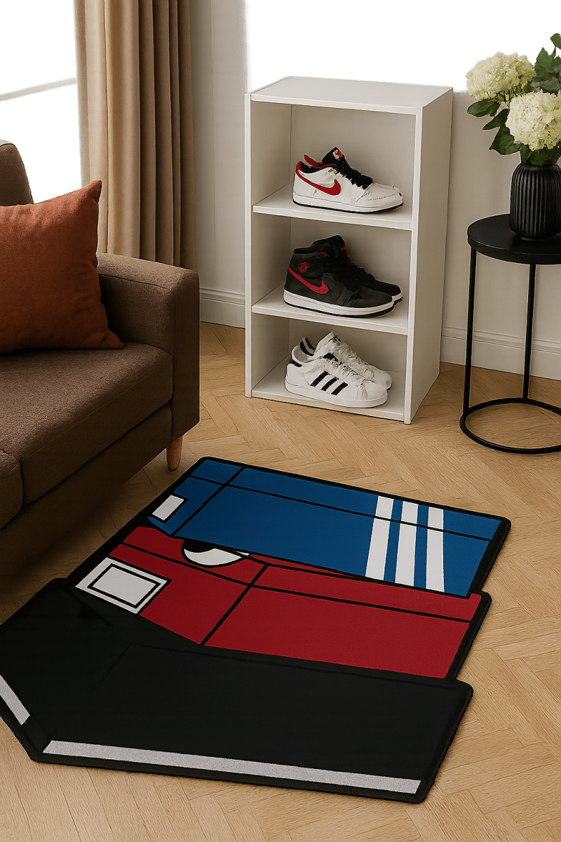 🏷 Alfombra SneakerBox – Inspiración Sneaker 60x60cm - RecetaSneakers