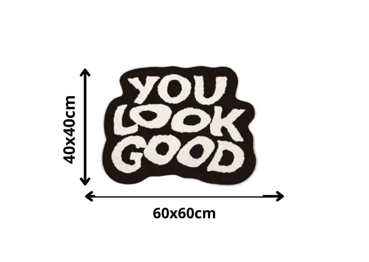 Alfombra Your Look Good – Inspiración Energía y Estilo 60x40cm - RecetaSneakers