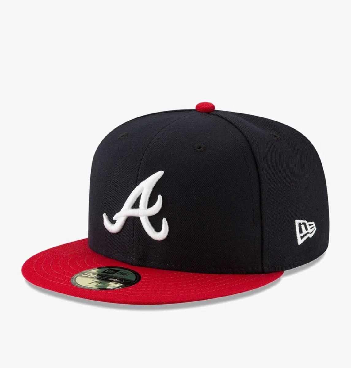 Atlanta Braves Home Authentic 59FIFTY Fitted Hat - RecetaSneakers