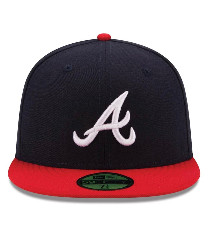 Atlanta Braves Home Authentic 59FIFTY Fitted Hat - RecetaSneakers