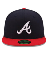 Atlanta Braves Home Authentic 59FIFTY Fitted Hat - RecetaSneakers