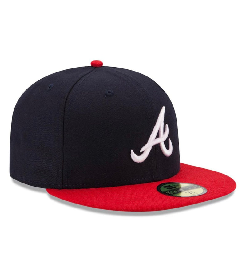 Atlanta Braves Home Authentic 59FIFTY Fitted Hat - RecetaSneakers