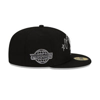 Chicago White Sox Cursive 59FIFTY Fitted Hat in Black and White - RecetaSneakers