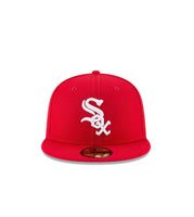 Chicago White Sox Scarlet Basic 59FIFTY Fitted Hat - RecetaSneakers