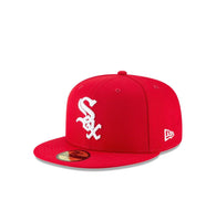 Chicago White Sox Scarlet Basic 59FIFTY Fitted Hat - RecetaSneakers