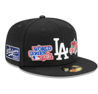 Los Angeles Dodgers 59FIFTY fitted hat with 1981 and 1988 World Series patches - RecetaSneakers