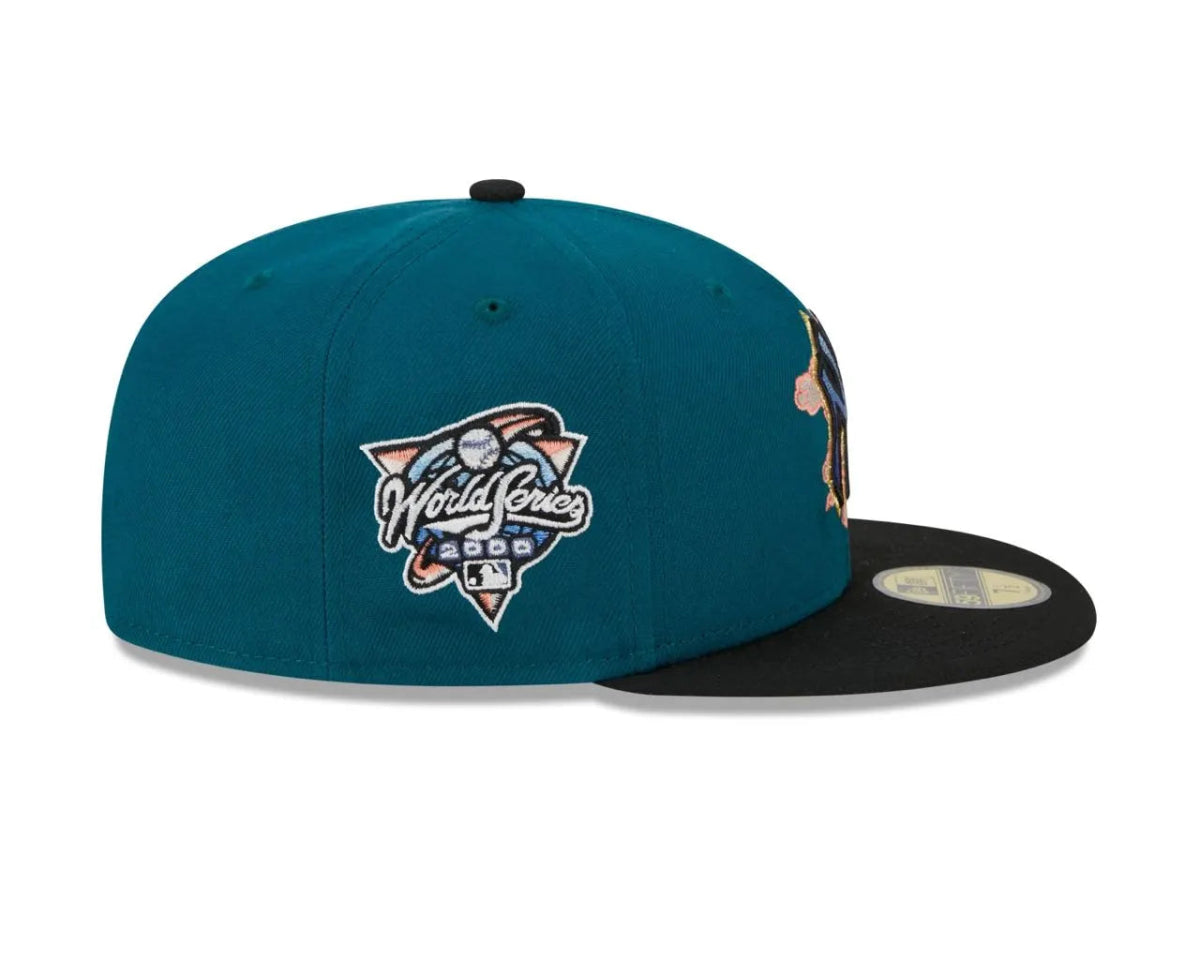 New York Yankees Cloud Spiral World Series 2000 Two Tone 59FIFTY Fitted Cap - RecetaSneakers