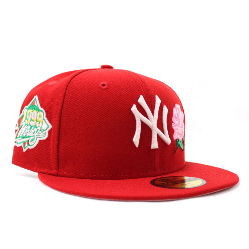 New York Yankees Red Rose 59FIFTY Fitted Hat - RecetaSneakers