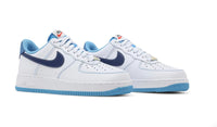 Nike Air Force 1 Low '07 First Use White University Blue - RecetaSneakers